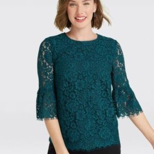 Draper James Lace Bell Sleeve Top 10